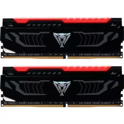 Модуль памяти для компьютера DDR4 16GB (2x8GB) 2666 MHz LED SERIES RED Patriot (PVLR416G266C5K)