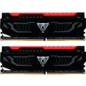 Модуль памяти для компьютера DDR4 16GB (2x8GB) 2666 MHz LED SERIES RED Patriot (PVLR416G266C5K)