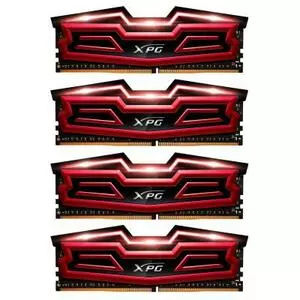 Модуль памяти для компьютера DDR4 64GB (4x16GB) 3000 MHz XPG Dazzle-HS Red ADATA (AX4U3000316G16-QRD)