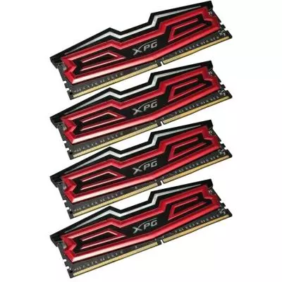 Модуль памяти для компьютера DDR4 64GB (4x16GB) 2400 MHz XPG Dazzle-HS Red ADATA (AX4U2400316G16-QRD) - 2 Модуль памяти для компьютера DDR4 64GB (4x16GB) 2400 MHz XPG Dazzle-HS Red ADATA (AX4U2400316G16-QRD) - 2