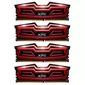 Модуль памяти для компьютера DDR4 32GB (4x8GB) 2400 MHz XPG Dazzle-HS Red ADATA (AX4U2400W8G16-QRD)
