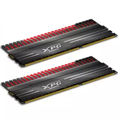 Модуль памяти для компьютера DDR3 16GB (2x8GB) 1600 MHz XPG V3-HS-R-G Black ADATA (AX3U1600W8G9-DBV-RG) - 1 Модуль памяти для компьютера DDR3 16GB (2x8GB) 1600 MHz XPG V3-HS-R-G Black ADATA (AX3U1600W8G9-DBV-RG) - 1