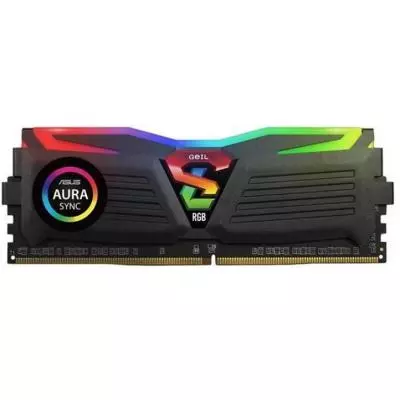 Модуль памяти для компьютера DDR4 16GB (2x8GB) 2400 MHz Super Luce Black RGB Sync LED Geil (GLS416GB2400C16DC) - 1