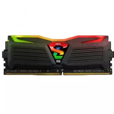 Модуль памяти для компьютера DDR4 16GB (2x8GB) 2400 MHz Super Luce Black RGB Sync LED Geil (GLS416GB2400C16DC) - 2