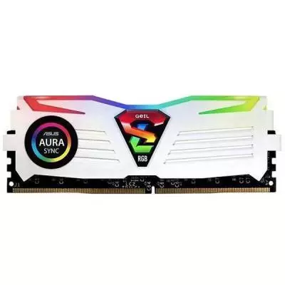 Модуль памяти для компьютера DDR4 16GB (2x8GB) 2400 MHz Super Luce White RGB Sync LED Geil (GLWS416GB2400C16DC) - 1