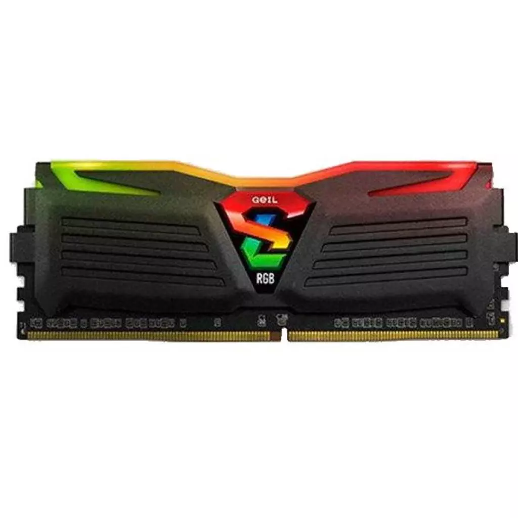 Модуль памяти для компьютера DDR4 16GB (2x8GB) 3000 MHz Super Luce Black RGB Sync LED Geil (GLS416GB3000C16ADC) - 2