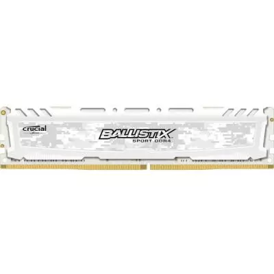 Модуль памяти для компьютера DDR4 8GB 2666 Mhz Ballistix Sport LT White Micron (BLS8G4D26BFSC)