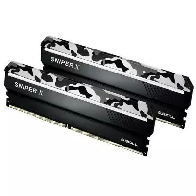 Модуль памяти для компьютера DDR4 16GB (2x8GB) 2400 MHz Sniper X G.Skill (F4-2400C17D-16GSXW) - 1