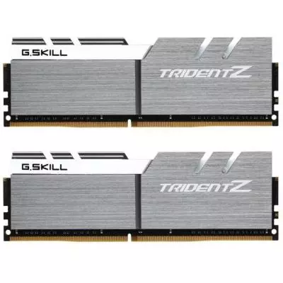 Модуль памяти для компьютера DDR4 16GB (2x8GB) 3200 MHz Trident Z Silver H G.Skill (F4-3200C14D-16GTZSW)