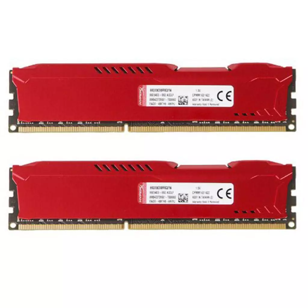 Модуль памяти для компьютера DDR4 16GB (2x8GB) 2933 MHz HyperX FURY Red Kingston Fury (ex.HyperX) (HX429C17FR2K2/16) - 3