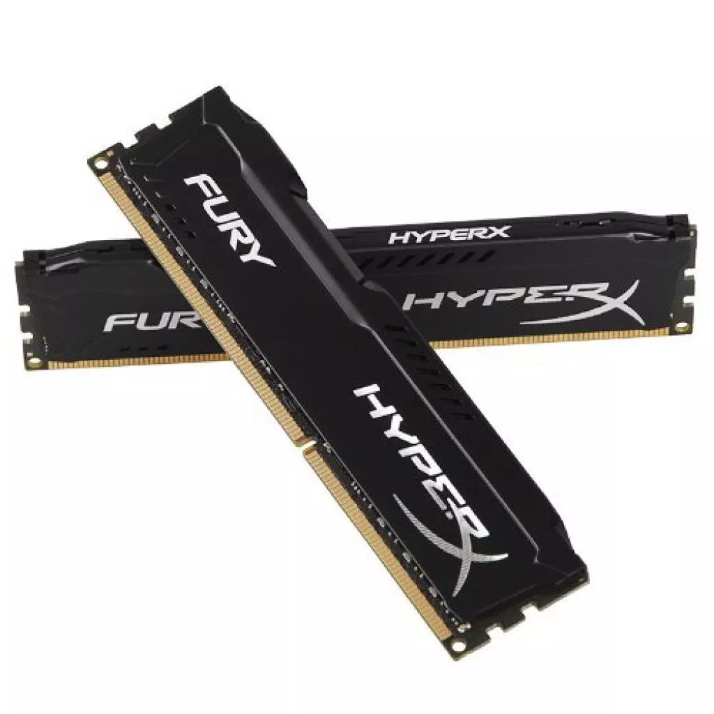 Модуль памяти для компьютера DDR4 32GB (2x16GB) 2933 MHz HyperX FURY Black Kingston Fury (ex.HyperX) (HX429C17FBK2/32) - 2