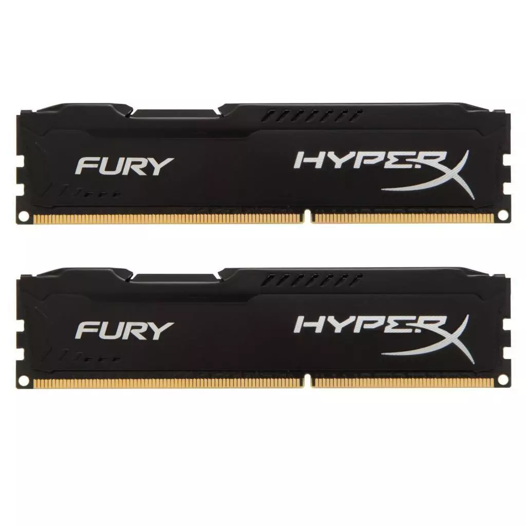 Модуль памяти для компьютера DDR4 32GB (2x16GB) 2933 MHz HyperX FURY Black Kingston Fury (ex.HyperX) (HX429C17FBK2/32)