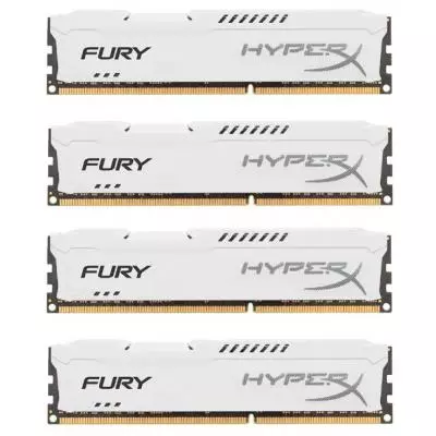 Модуль памяти для компьютера DDR4 32GB (4x8GB) 2933 MHz HyperX FURY White Kingston Fury (ex.HyperX) (HX429C17FW2K4/32)