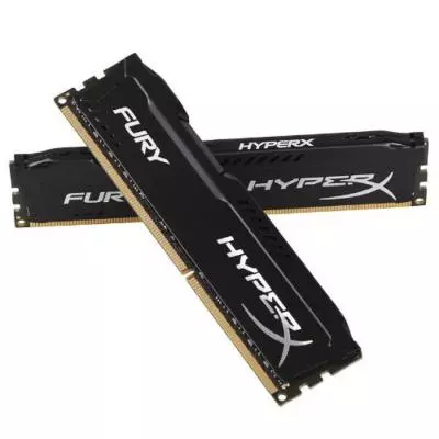 Модуль памяти для компьютера DDR4 32GB (2x16GB) 3200 MHz HyperX FURY Black Kingston Fury (ex.HyperX) (HX432C18FBK2/32) - 2