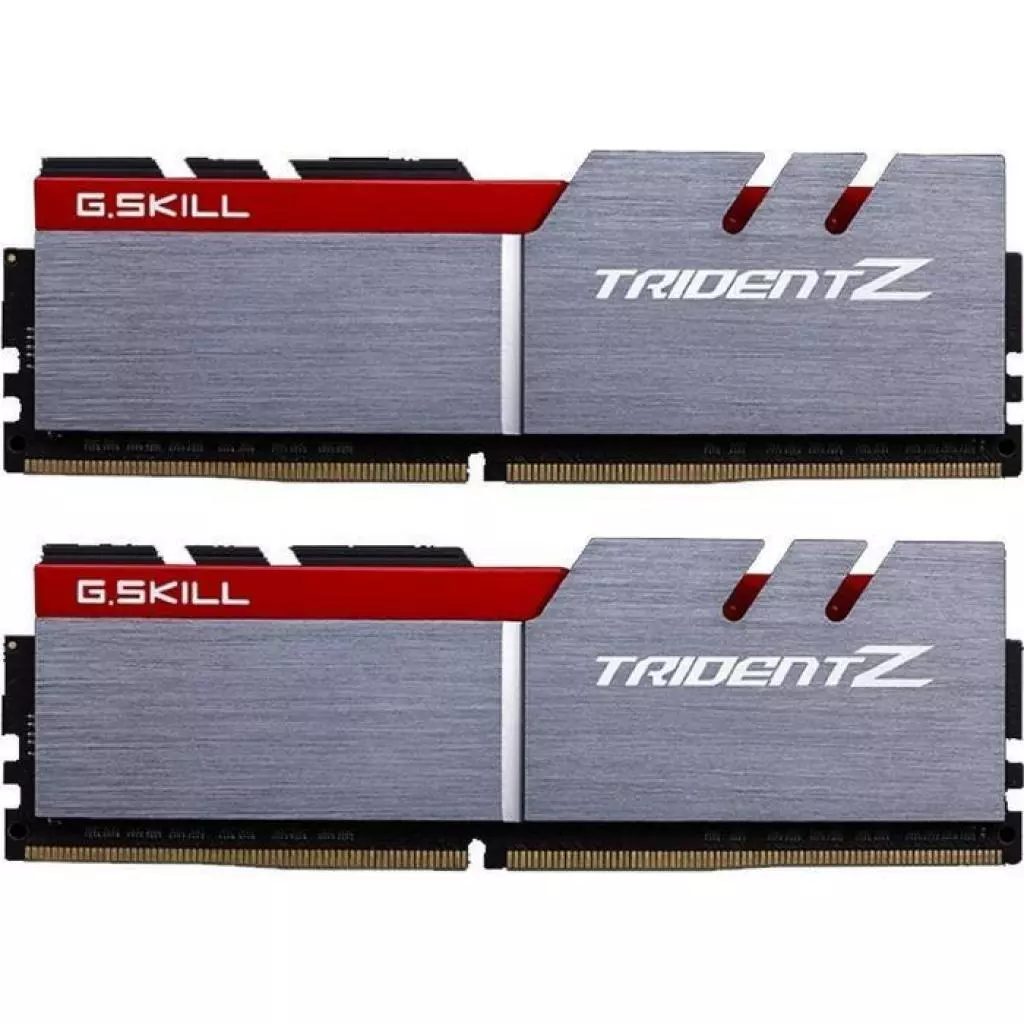 Модуль памяти для компьютера DDR4 16GB (2x8GB) 3600 MHz Trident Z Silver H G.Skill (F4-3600C17D-16GTZ)