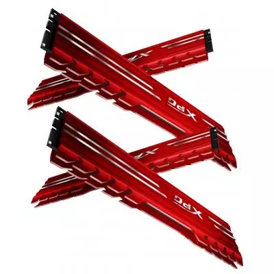 Модуль памяти для компьютера DDR4 16GB (4x4GB) 2666 MHz XPG Gammix D10 Red ADATA (AX4U2666W4G16-QRG) - 2