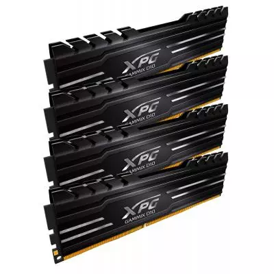 Модуль памяти для компьютера DDR4 16GB (4x4GB) 3000 MHz XPG Gammix D10 Black ADATA (AX4U3000W4G16-QBG) - 1