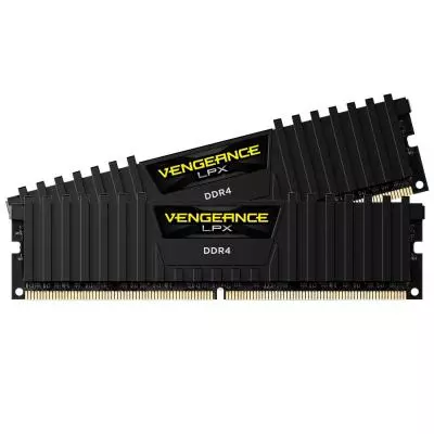 Модуль памяти для компьютера DDR4 16GB (2x8GB) 3000 MHz Vengeance LPX Black Corsair (CMK16GX4M2L3000C15) - 1 Модуль памяти для компьютера DDR4 16GB (2x8GB) 3000 MHz Vengeance LPX Black Corsair (CMK16GX4M2L3000C15) - 1