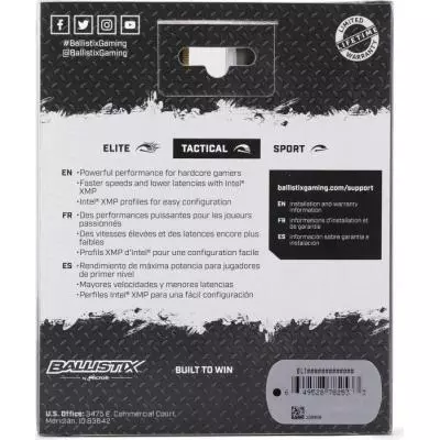 Модуль памяти для компьютера DDR4 8GB 3000 MHz Ballistix Tactical Tracer RGB Micron (BLT8G4D30BET4K) - 6 Модуль памяти для компьютера DDR4 8GB 3000 MHz Ballistix Tactical Tracer RGB Micron (BLT8G4D30BET4K) - 6