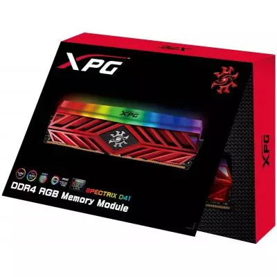 Модуль памяти для компьютера DDR4 8GB 3200 MHz XPG Spectrix D41 Red ADATA (AX4U320038G16-SR41) - 3 Модуль памяти для компьютера DDR4 8GB 3200 MHz XPG Spectrix D41 Red ADATA (AX4U320038G16-SR41) - 3