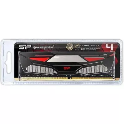Модуль памяти для компьютера DDR4 4GB 2400 MHz Silicon Power (SP004GBLFU240NS2) - 1