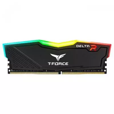 Модуль памяти для компьютера DDR4 8GB 2400 MHz Delta Series RGB black Team (TF3D48G2400HC15B01)