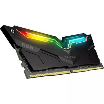 Модуль памяти для компьютера DDR4 16GB (2x8GB) 3000 MHz T-Force Night Hawk RGB Black Team (TF1D416G3000HC16CDC0) - 2 Модуль памяти для компьютера DDR4 16GB (2x8GB) 3000 MHz T-Force Night Hawk RGB Black Team (TF1D416G3000HC16CDC0) - 2