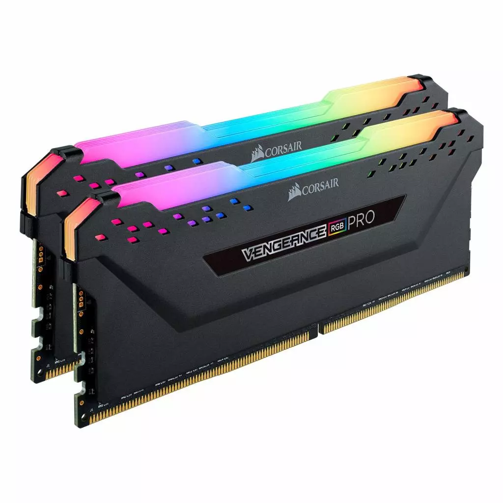 Модуль памяти для компьютера DDR4 16GB (2x8GB) 2666 MHz Vengeance RGB PRO Corsair (CMW16GX4M2A2666C16) - 2 Модуль памяти для компьютера DDR4 16GB (2x8GB) 2666 MHz Vengeance RGB PRO Corsair (CMW16GX4M2A2666C16) - 2