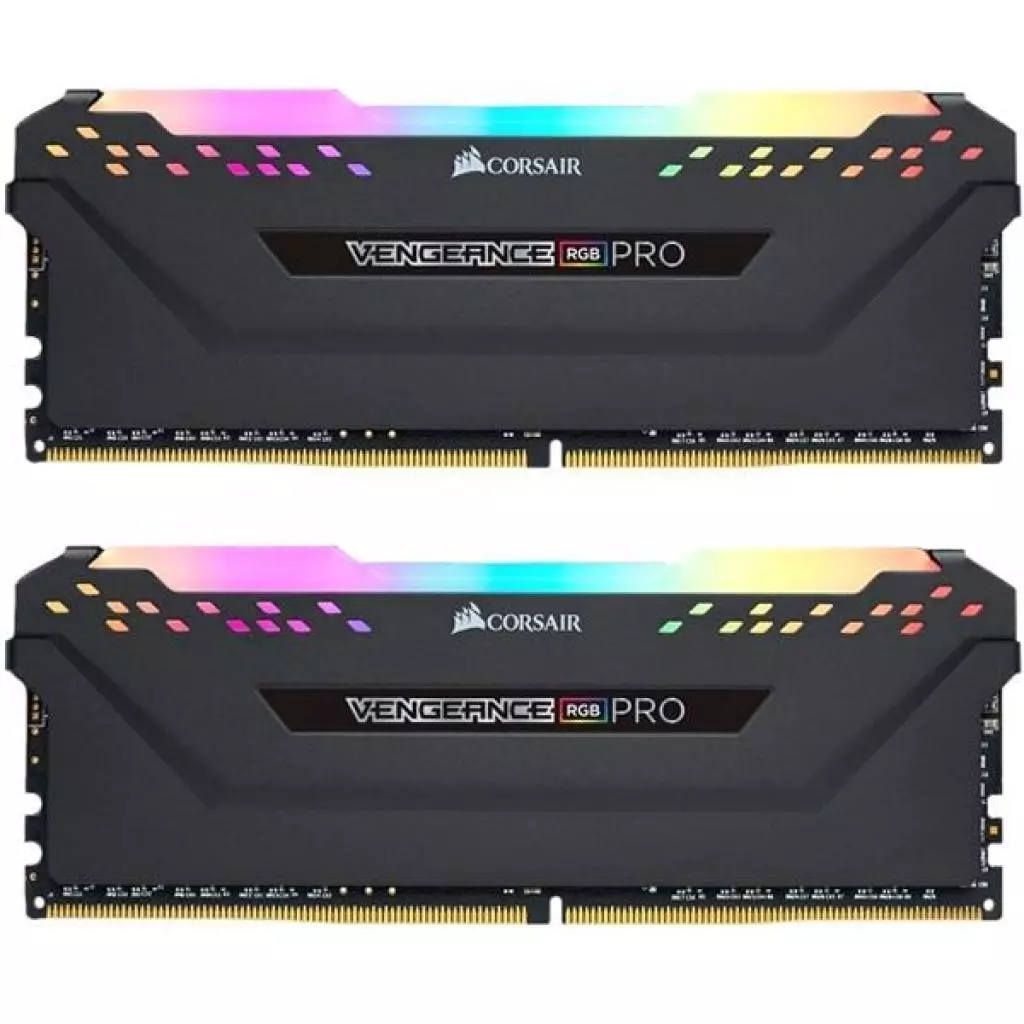 Модуль памяти для компьютера DDR4 16GB (2x8GB) 2666 MHz Vengeance RGB PRO Corsair (CMW16GX4M2A2666C16)