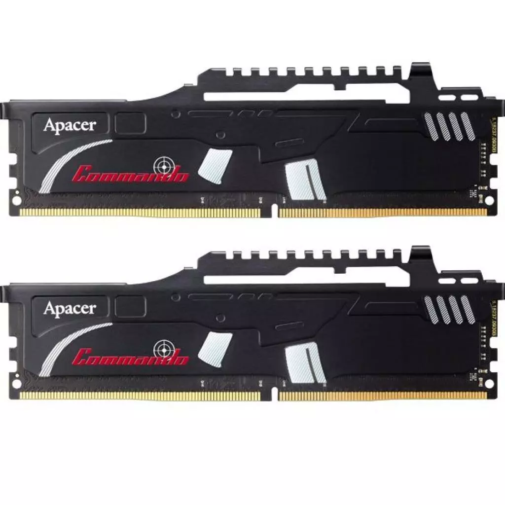 Модуль памяти для компьютера DDR4 16GB (2x8GB) 3000 MHz Commando Series Apacer (EK.16GAZ.GJAK2)