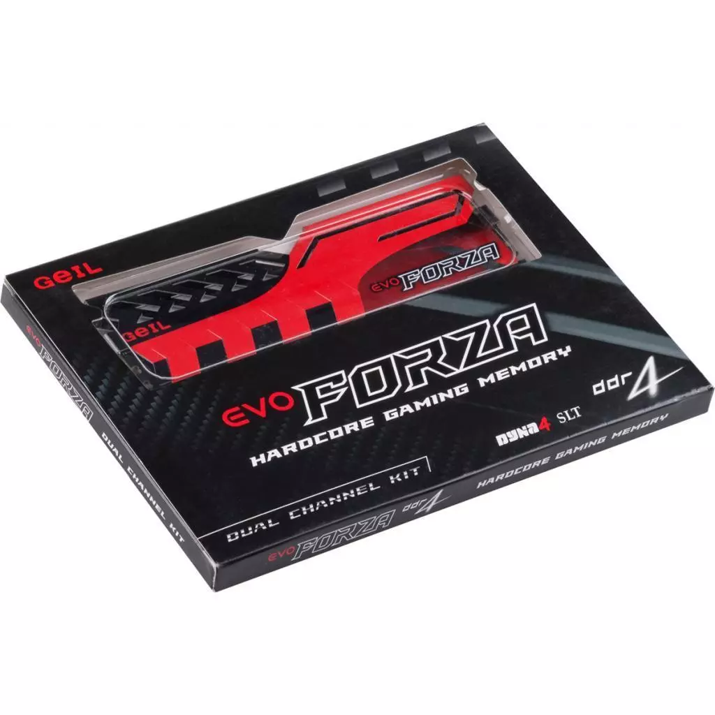 Модуль памяти для компьютера DDR4 16GB (2x8GB) 3000 MHz EVO Forza RED Geil (GFR416GB3000C16ADC) - 4 Модуль памяти для компьютера DDR4 16GB (2x8GB) 3000 MHz EVO Forza RED Geil (GFR416GB3000C16ADC) - 4