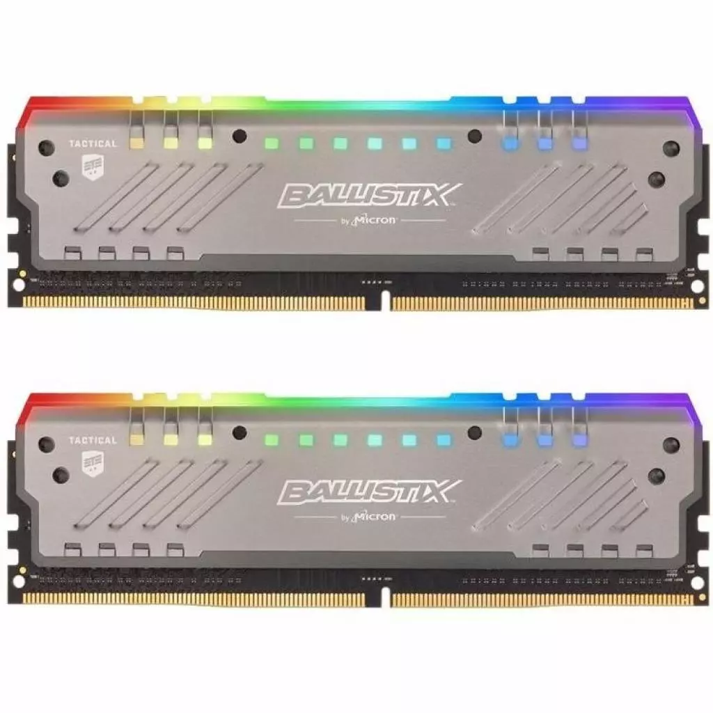 Модуль памяти для компьютера DDR4 16GB (2x8GB) 3000 MHz Tactical Tracer RGB Micron (BLT2K8G4D30BET4K)