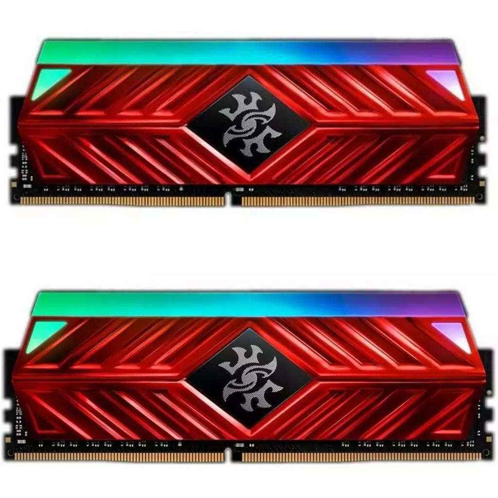 Модуль памяти для компьютера DDR4 16GB (2x8GB) 3000 MHz Spectrix D41 Red ADATA (AX4U300038G16A-DR41)