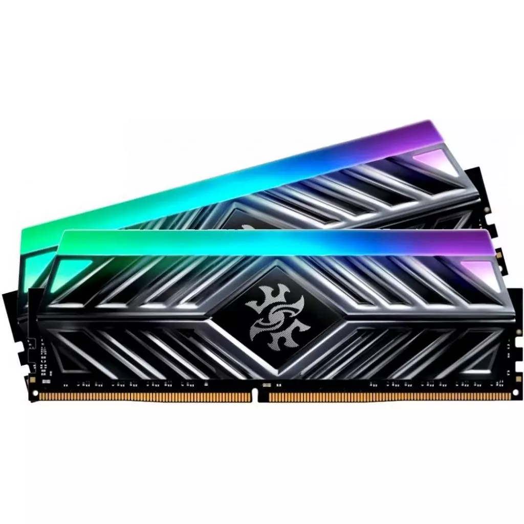 Модуль памяти для компьютера DDR4 16GB (2x8GB) 3200 MHz Spectrix D41 Titanium Gray ADATA (AX4U320038G16-DT41AX4U320038G16-DT41) - 1 Модуль памяти для компьютера DDR4 16GB (2x8GB) 3200 MHz Spectrix D41 Titanium Gray ADATA (AX4U320038G16-DT41AX4U320038G16-DT41) - 1