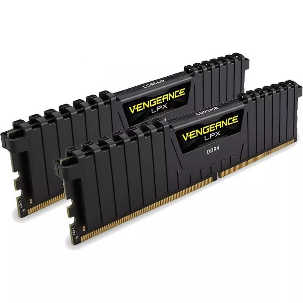 Модуль памяти для компьютера DDR4 32GB (2x16GB) 2666 MHz Vengeance LPX Black Corsair (CMK32GX4M2A2666C16) - 2 Модуль памяти для компьютера DDR4 32GB (2x16GB) 2666 MHz Vengeance LPX Black Corsair (CMK32GX4M2A2666C16) - 2
