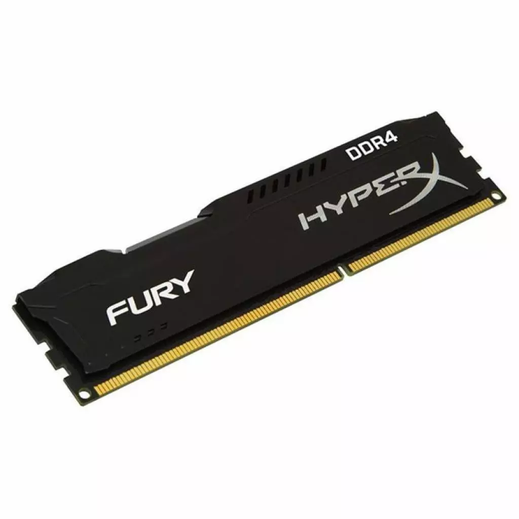 Модуль памяти для компьютера DDR4 4GB 3200 MHz HyperX FURY Black Kingston Fury (ex.HyperX) (HX432C18FB/4) - 1 Модуль памяти для компьютера DDR4 4GB 3200 MHz HyperX FURY Black Kingston Fury (ex.HyperX) (HX432C18FB/4) - 1