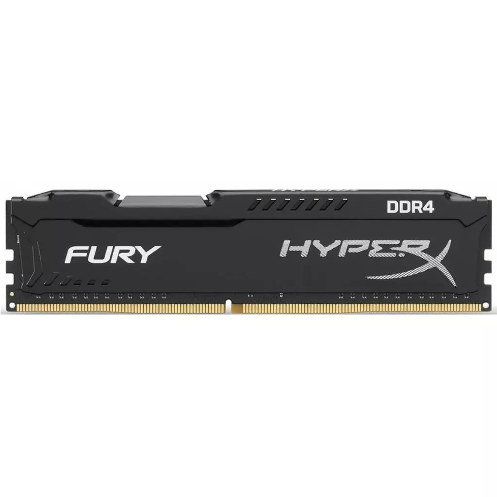 Модуль памяти для компьютера DDR4 4GB 3200 MHz HyperX FURY Black Kingston Fury (ex.HyperX) (HX432C18FB/4)
