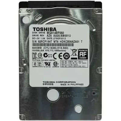 Жесткий диск для ноутбука 2.5" 500GB Toshiba (MQ01ABF050)