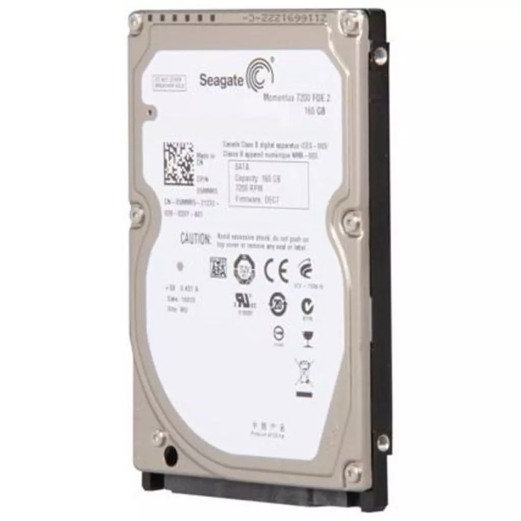 Жесткий диск для ноутбука 2.5" 160Gb Seagate (# ST9160418ASG #) - 1 Жесткий диск для ноутбука 2.5" 160Gb Seagate (# ST9160418ASG #) - 1
