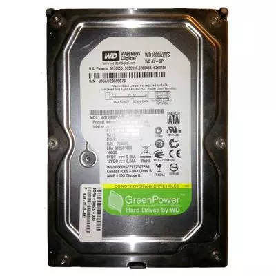 Жесткий диск 3.5"  160Gb WD (#WD1600AVVS#)