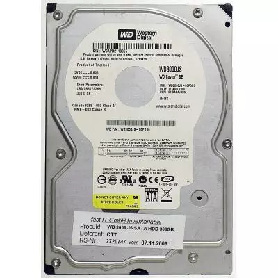 Жесткий диск 3.5"  300Gb WD (#WD3000JS#)