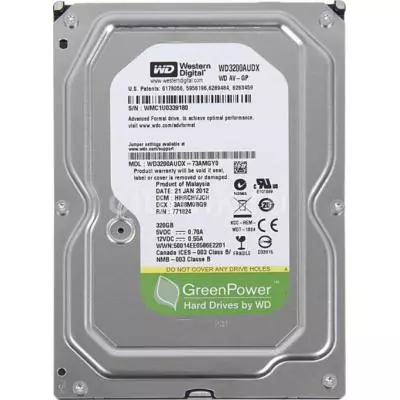 Жесткий диск 3.5"  320Gb WD (# WD3200AUDX #)