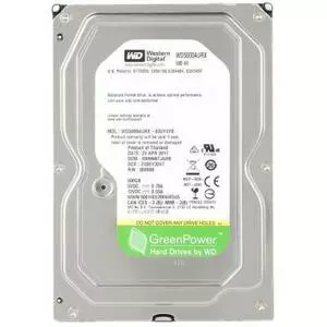 Жесткий диск 3.5"  500Gb WD (# WD5000AURX #)