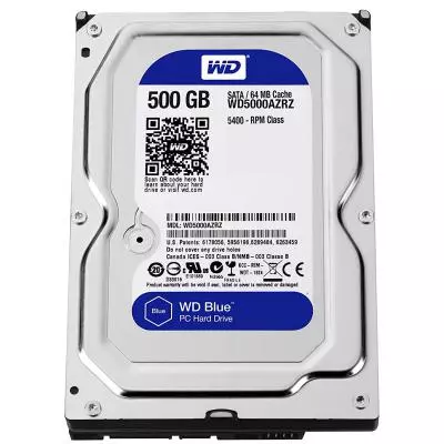 Жесткий диск 3.5"  500Gb WD (#WD5000AZRZ-FR#)