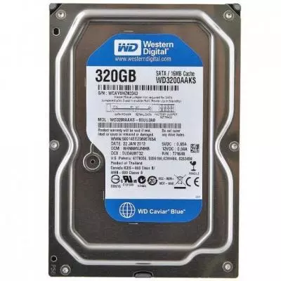 Жесткий диск 3.5"  320Gb WD (# WD3200AAKS #)