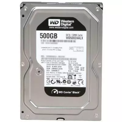 Жесткий диск 3.5"  500Gb WD (#WD5002AALX-FR#)