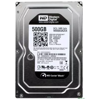 Жесткий диск 3.5"  500Gb WD (#WD5003AZEX-FR#)