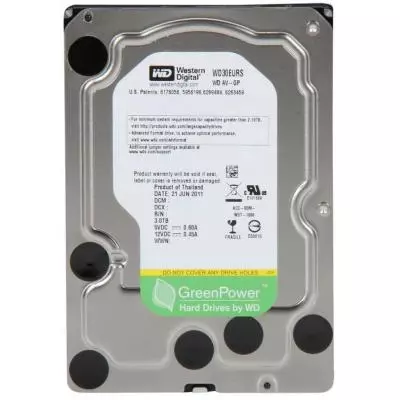 Жесткий диск 3.5" 3TB WD (#WD30EURS-FR#)