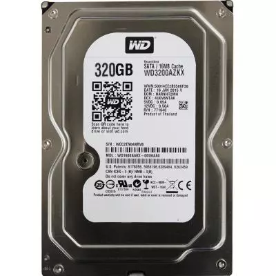Жесткий диск 3.5"  320Gb WD (# WD3200AZKX-FR #)