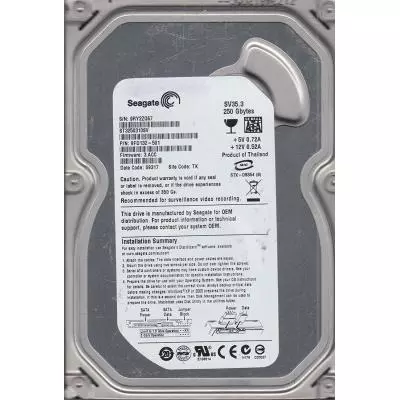 Жесткий диск 3.5"  250Gb Seagate (# ST3250310SV-FR #)